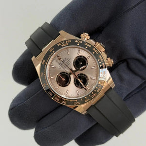 2024 Rolex Daytona Cosmograph 'Sundust' Dial / 126515LN / Rose Gold on Oysterflex / Like New / Box & Papers Just Watch It