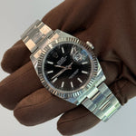 2025 Rolex Datejust 41 Black Dial 126334 / Steel / Brand New & Unworn / Box & Papers Just Watch It