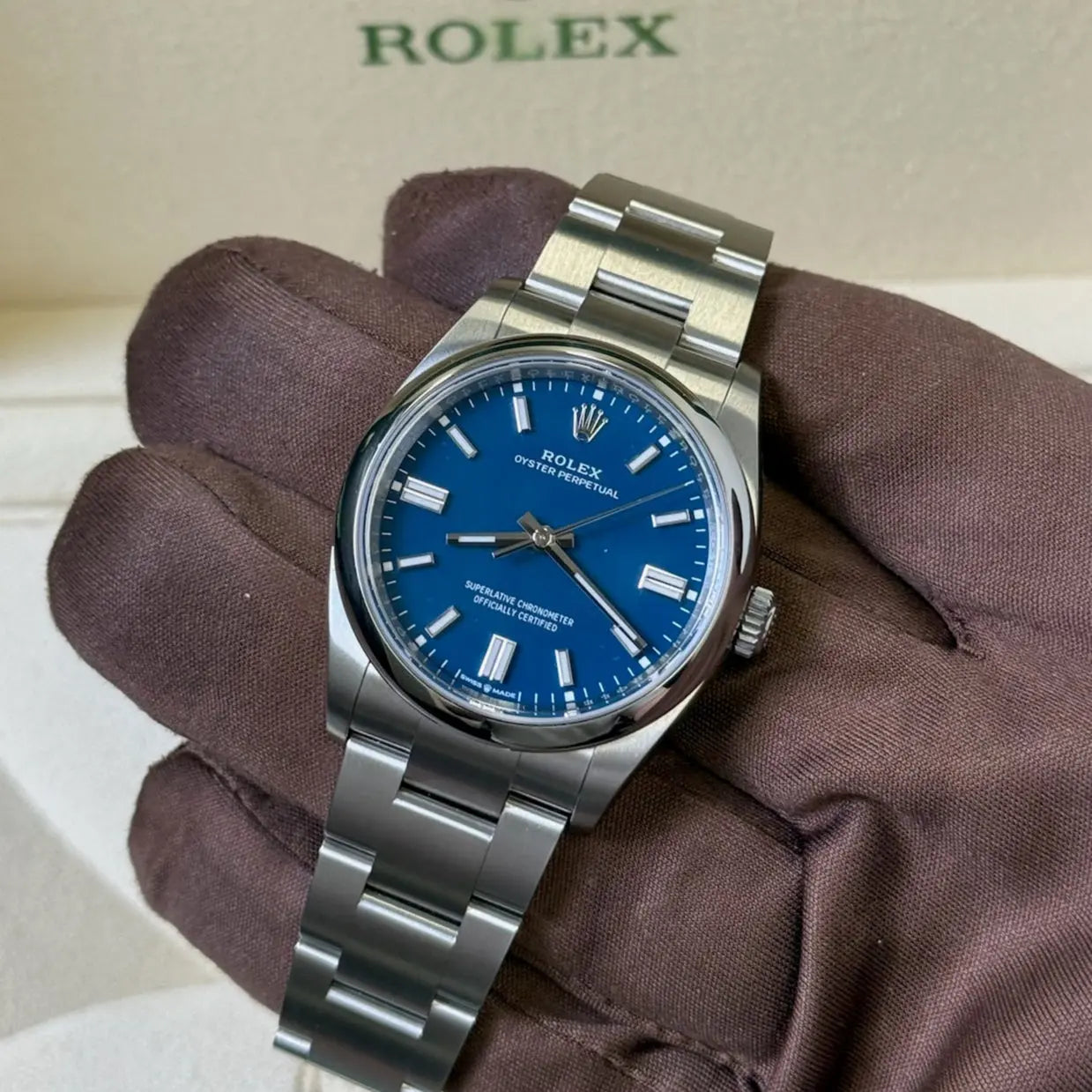 2025 Rolex Oyster Perpetual 36 Blue Index Dial / 126000 / Steel / Brand New & Unworn / Box & Papers Just Watch It