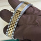 2025 Rolex Datejust 36 Mother of Pearl Diamond Dial / 126233 / 36mm / Two Tone Yellow Gold / Brand New & Unworn