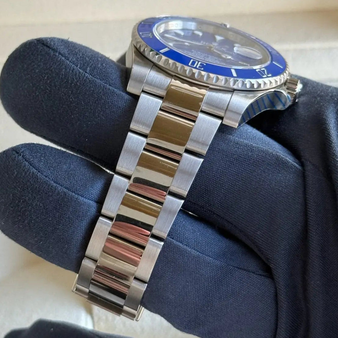 2014 Rolex Submariner Date ‘Smurf’ Blue Dial & Bezel / White Gold / Discontinued / Mint Condition / Box & Papers Just Watch It