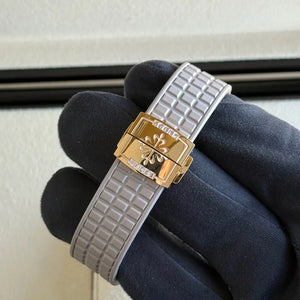 2025 Patek Philippe 5072R Aquanaut Luce / Factory Baguette-Cut Diamond Bezel / Rose Gold on Rubber Strap / Brand New & Unworn / Box & Papers Just Watch It