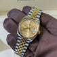 2025 Rolex Datejust 36 Champagne Dial / 126233 / Two Tone Yellow Gold & Steel / Brand New & Unworn / Box & Papers Just Watch It
