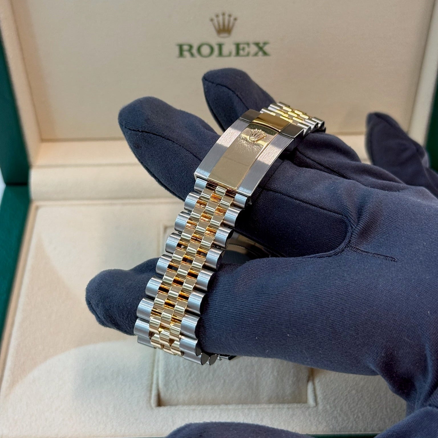 2021 Rolex Datejust 41 Champagne Diamond Dial / Yellow Gold & Steel / Mint Condition / Box & Papers Just Watch It