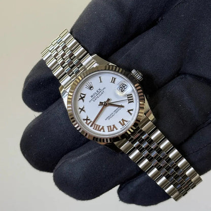 2025 Rolex Datejust 31 Steel White Roman Dial / 278274 / Steel / Brand New & Unworn / Box & Papers Just Watch It