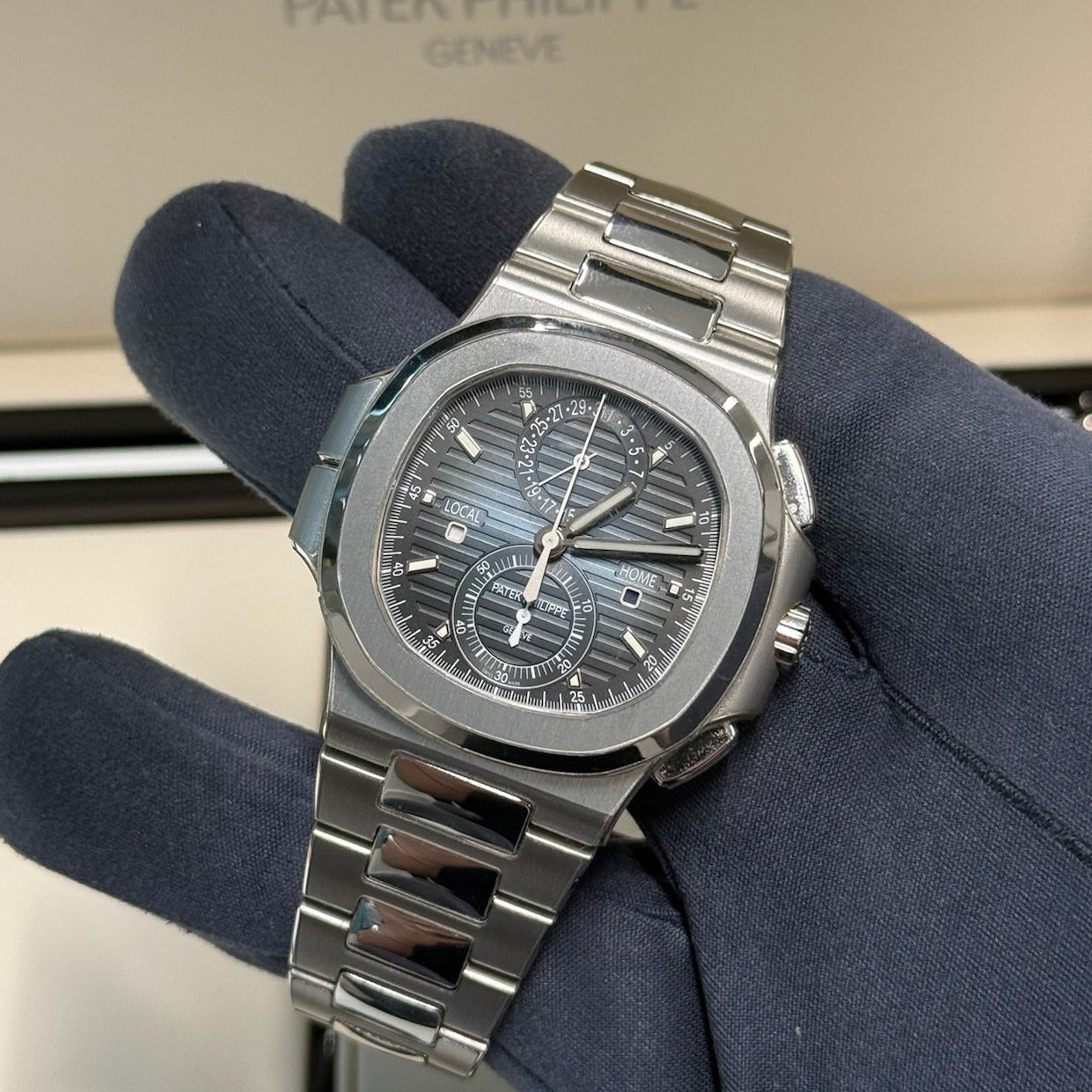 2025 Patek Philippe 5990 Aquanaut Travel Time / Steel / Brand New / Box & Papers Just Watch It