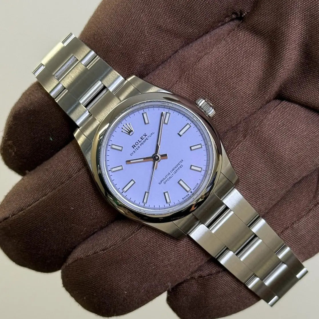 2025 Rolex Oyster Perpetual 31 Lavender Dial / 277200 / Steel / Brand New & Unworn / Box & Papers Just Watch It