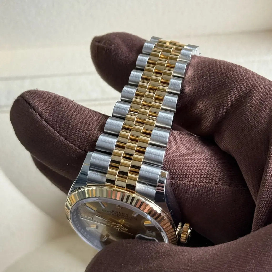2025 Rolex Datejust 36 Champagne Dial / 126233 / Two Tone Yellow Gold / Brand New & Unworn / Box & Papers Just Watch It