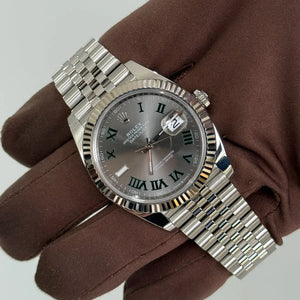 2020 Datejust 41 Wimbledon Dial / 126334 / Steel / Jubilee Band / Mint Condition / Box & Papers Just Watch It