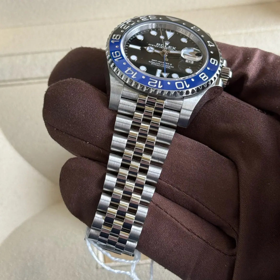 2025 GMT Master II 'Batgirl' / 126710BLNR / Steel / Jubilee Band / Brand New & Unworn / Box & Papers Just Watch It
