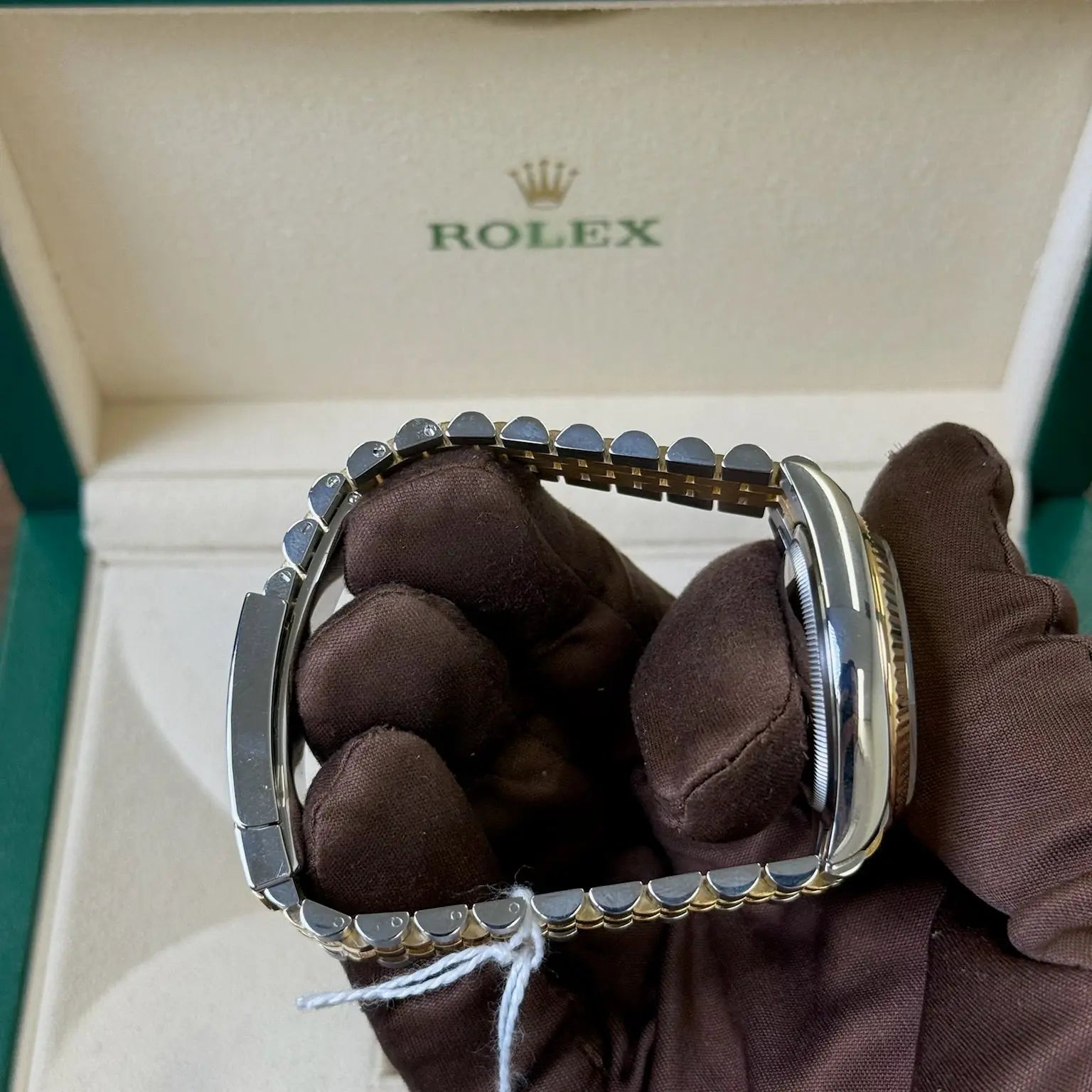 2022 Rolex Datejust 36 Champagne Diamond Dial / 126233 / Two Tone Yellow Gold & Steel / Like New / Box & Papers Just Watch It