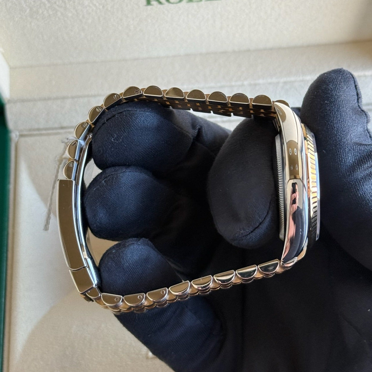 2025 Rolex Datejust 36 Black Diamond Dial / 126233 / Two Tone Yellow Gold / Brand New & Unworn Just Watch It