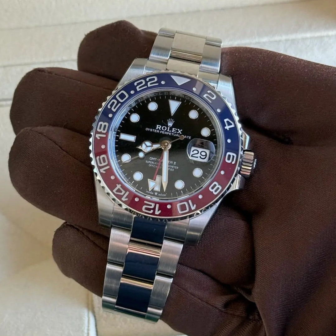 2023 Rolex GMT-Master II 'Pepsi' Black Dial / 126710BLRO / Oyster Ceramic & Steel / 40mm / Mint Condition Just Watch It