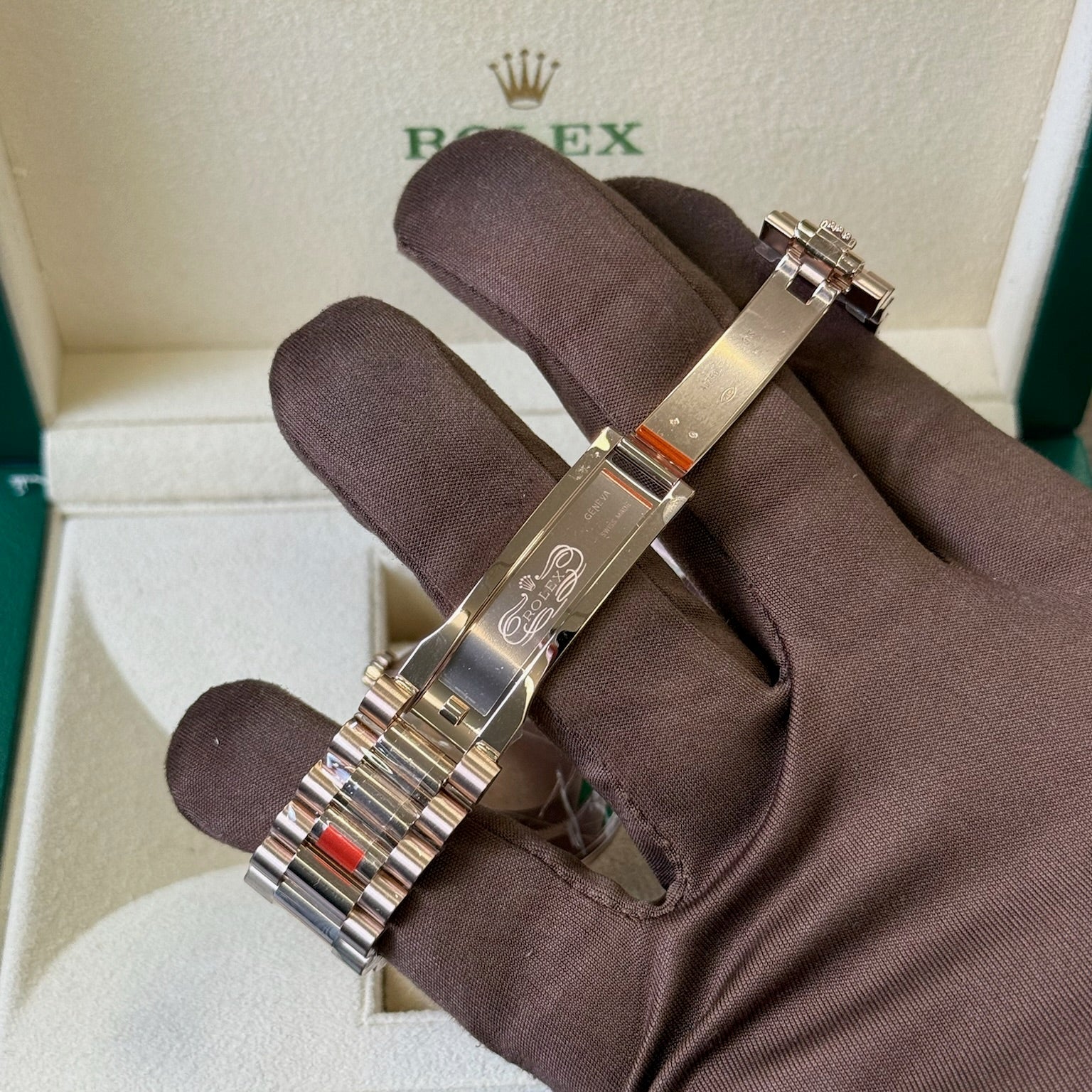 2025 Rolex Day Date 40 Ombre ‘Smoke’ Dial / 228234 / Rose Gold / Brand New & Unworn / Box & Papers Just Watch It