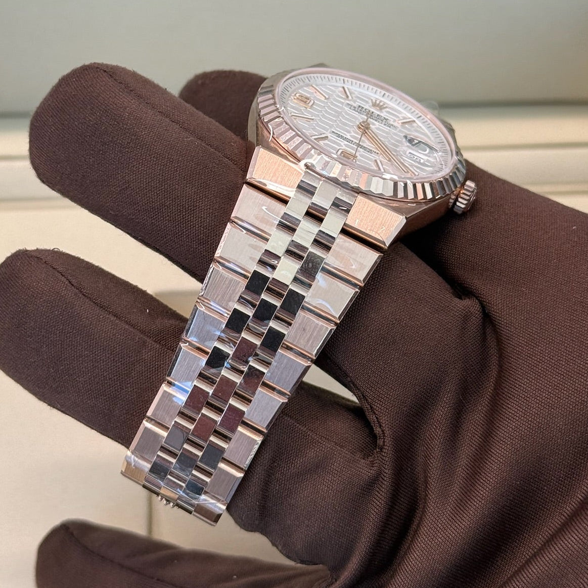 2025 Rolex Land Dweller 40 White Dial 127335 / Rose Gold / Brand New & Unworn / Box & Papers Just Watch It