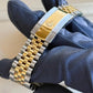 2025 Rolex Datejust 36 Green with Roman Numeral Diamond Dial 126233 / Two Tone Yellow Gold / Brand New & Unworn