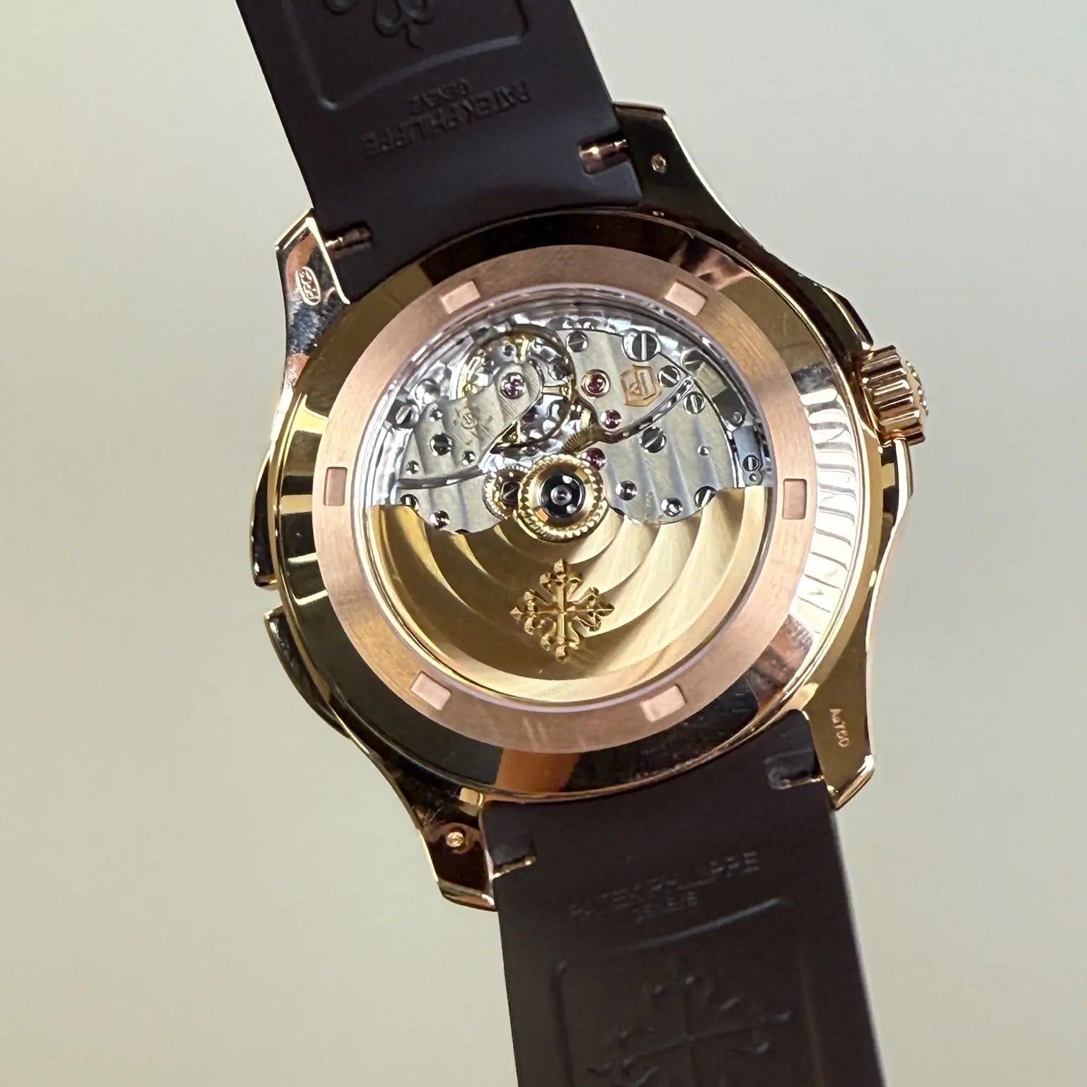 2025 Patek Philippe 5164R Aquanaut Travel Time / Rose Gold on Rubber Strap / Brand New & Unworn / Box & Papers Just Watch It