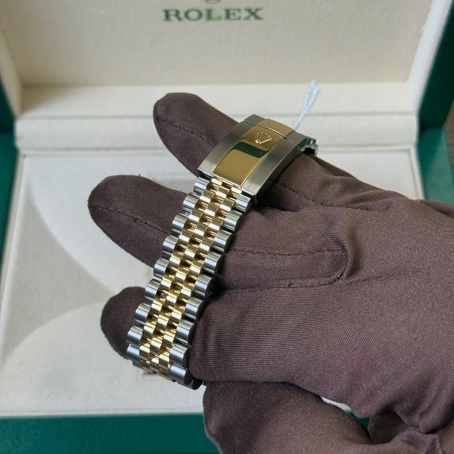 2022 Rolex Datejust 36 Champagne Diamond Dial / 126233 / Two Tone Yellow Gold & Steel / Like New / Box & Papers Just Watch It