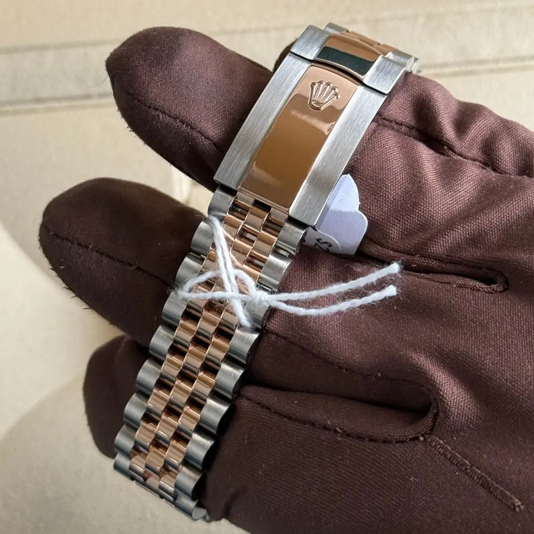 2024 Rolex Datejust 41 Wimbledon Dial / 126331 / Two Tone Rose Gold / Jubilee Band / 41mm / Like New / Box & Papers Just Watch It