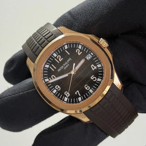 2021 Patek Philippe Aquanaut / 5167R / Rose Gold with Brown Rubber strap / Like New - Just Watch It