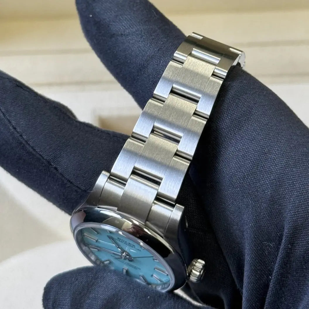 2025 Rolex Oyster Perpetual 31 Tiffany Blue Dial / 227200 / Steel / Brand New & Unworn / Box & Papers Just Watch It