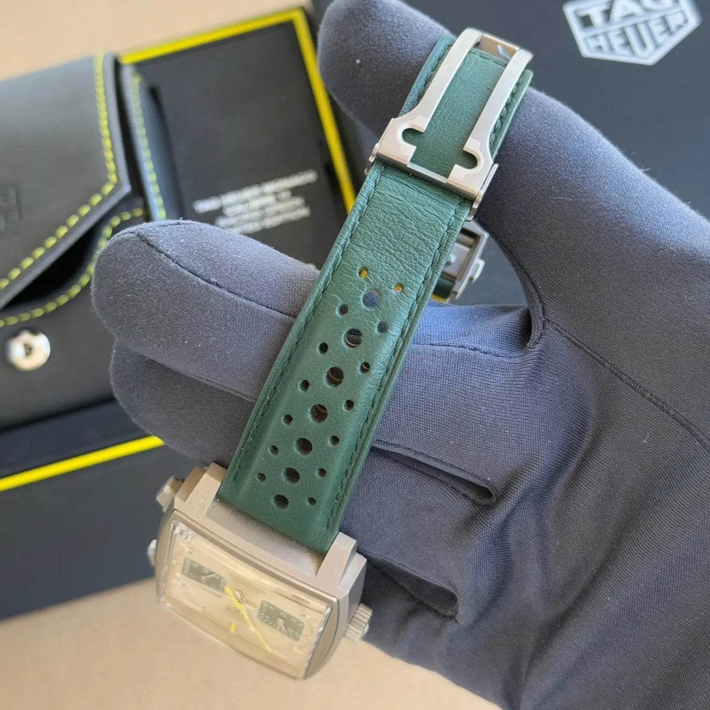 2024 TAG Heuer Monaco Chronograph Racing Green 1 of 30 / CAW218E.FC6565 / 39mm / Mint Condition - Just Watch It