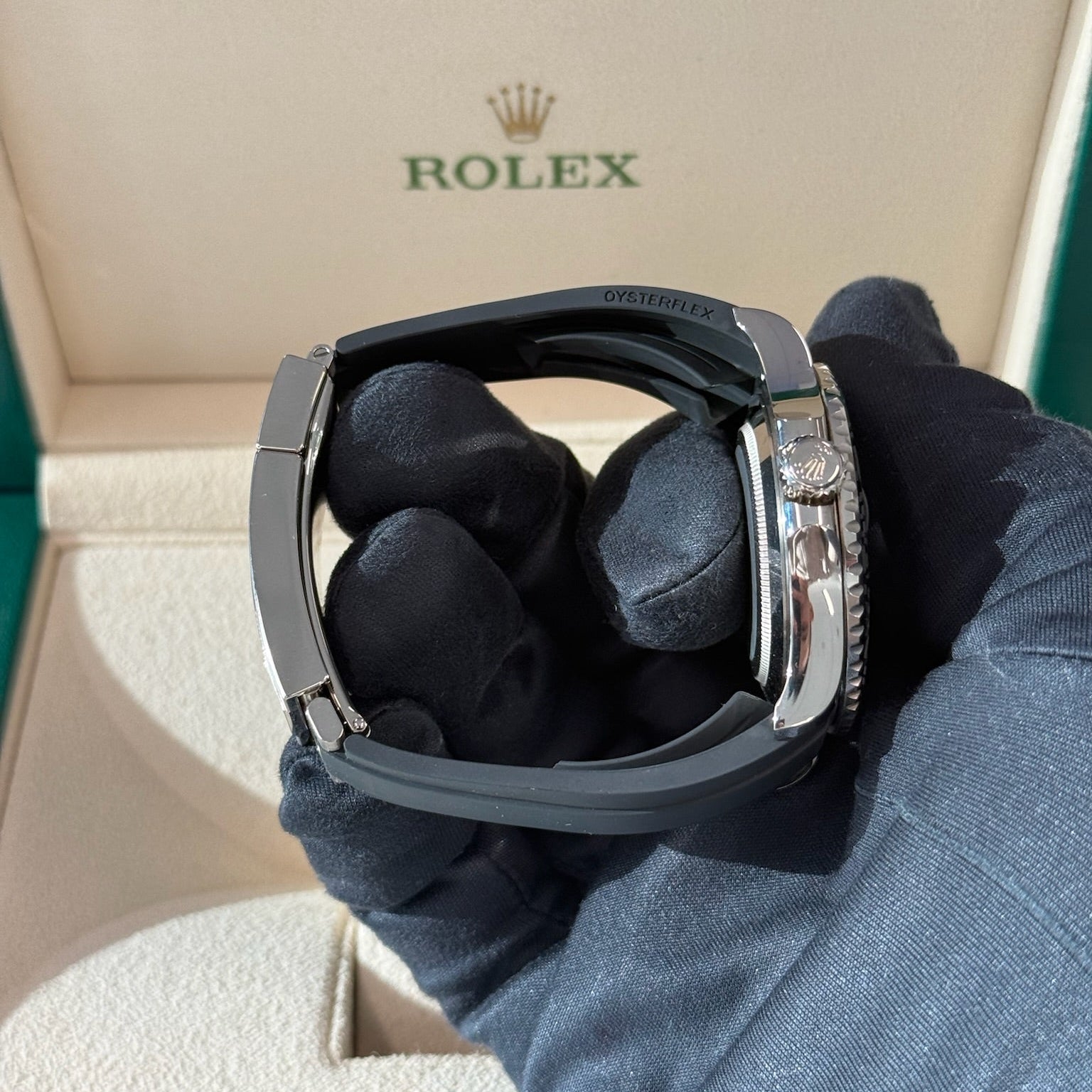 2020 Yachtmaster 42 Black Dial / White Gold / Mint Condition / Box & Papers Just Watch It