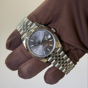2025 Rolex Datejust 41 Slate Dial / 126334 / Steel / Brand New & Unworn / Box & Papers Just Watch It