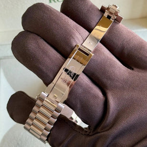2025 Rolex Day-Date 40 Olive Roman Dial / 228235 / 40mm / Rose Gold / Brand New & Unworn Just Watch It