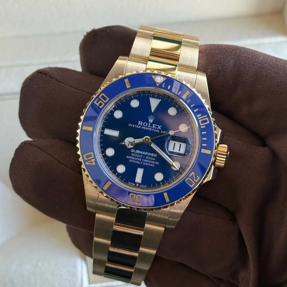 2022 Submariner Date ‘Bluesy’ / 18k Yellow Gold / Mint Condition Just Watch It