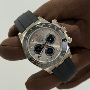 2019 Rolex Daytona Cosmograph 'Ghost' Grey Dial / 116519LN / White Gold on Oysterflex / Like New