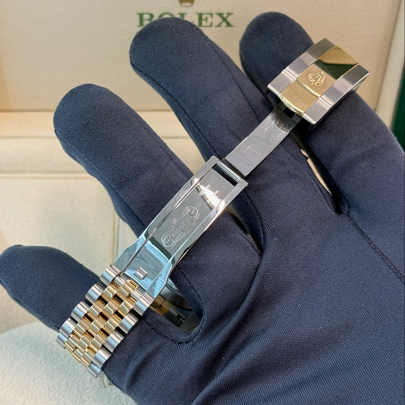 2021 Rolex Datejust 41 Champagne Diamond Dial / Yellow Gold & Steel / Mint Condition / Box & Papers Just Watch It