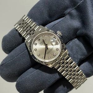 2025 Datejust 31 Silver Diamond Dial / Jubilee Band / Brand New & Unworn Just Watch It