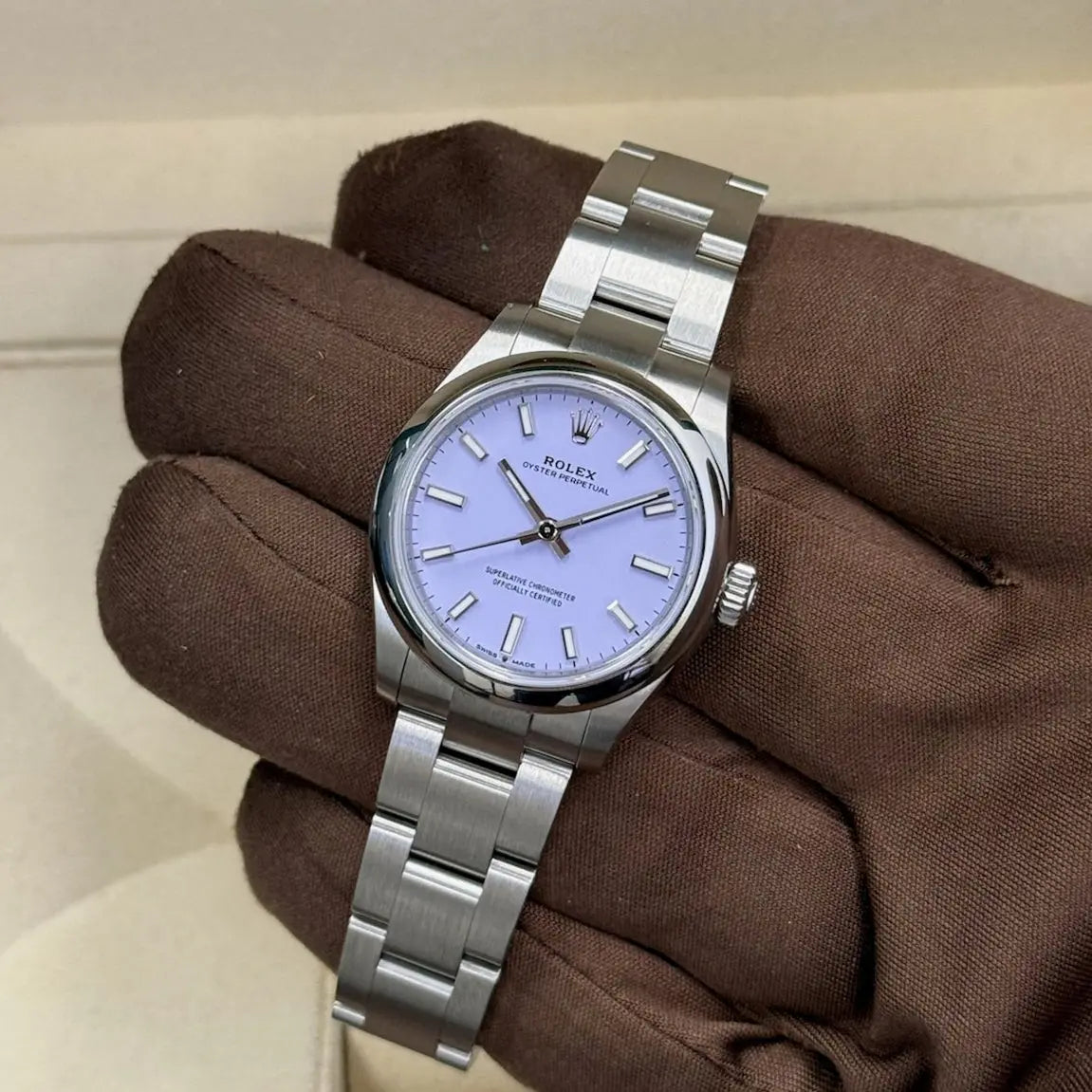2025 Rolex Oyster Perpetual 31 Lavender Dial / 277200 / Steel / Brand New & Unworn / Box & Papers Just Watch It