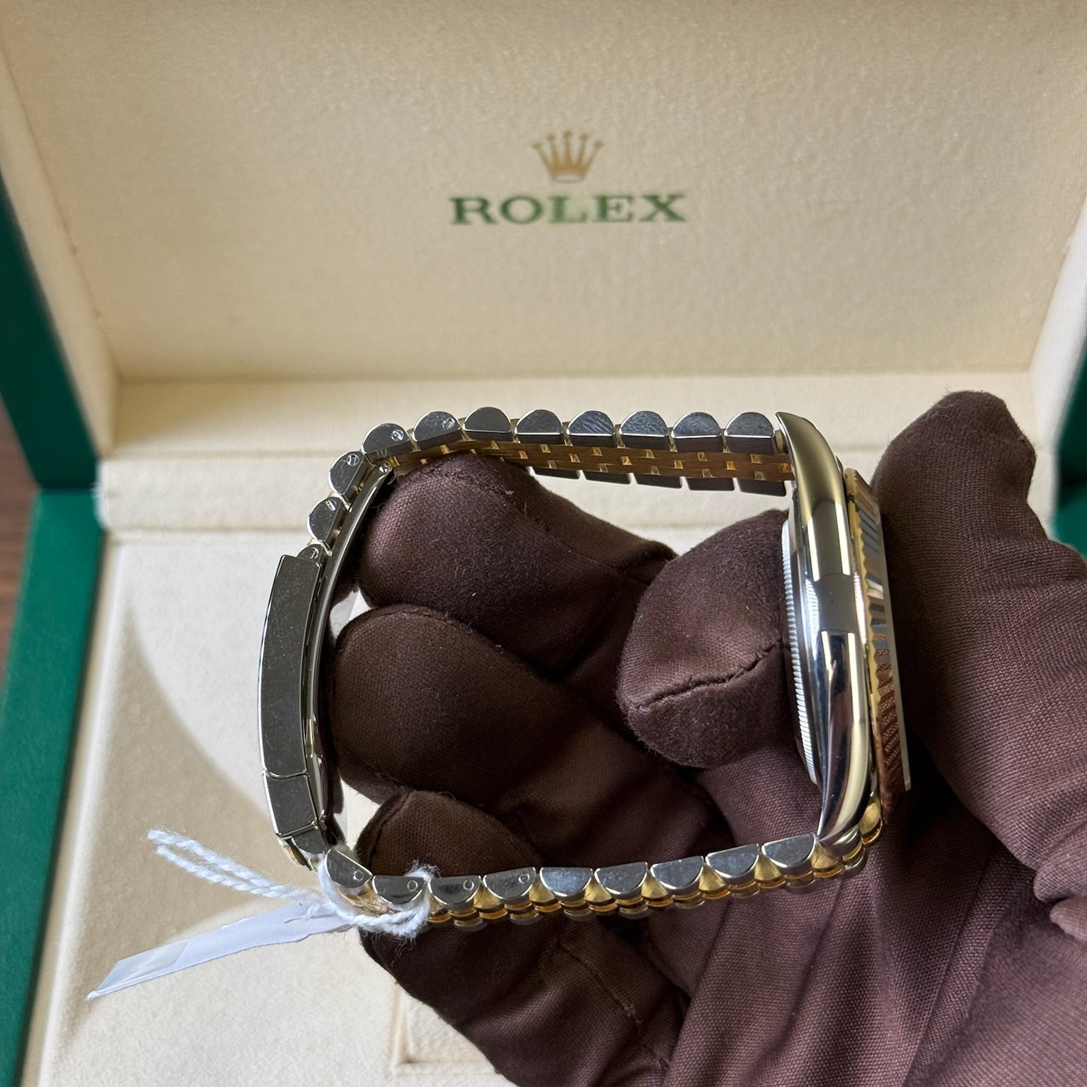 2025 Rolex Datejust 41 Black Diamond Dial / 126333 / Two Tone Yellow Gold & Steel / Brand New & Unworn / Box & Papers Just Watch It