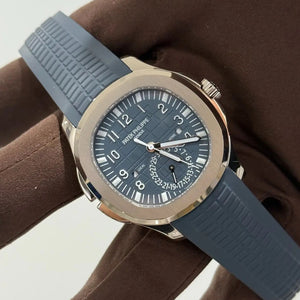 2025 Patek Philippe 5164G-001 Blue Dial / White Gold on Blue Rubber Strap / Brand New & Unworn Just Watch It