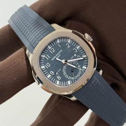 2025 Patek Philippe 5164G-001 Blue Dial / White Gold on Blue Rubber Strap / Brand New & Unworn Just Watch It