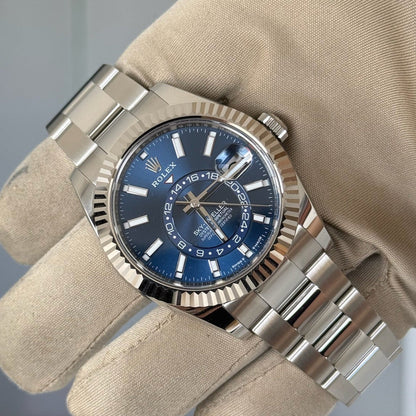 2025 Rolex Skydweller 42 Blue Dial / 336934 / Oyster Bracelet / Steel / Brand New & Unworn