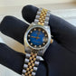 1984 Rolex Datejust 31 Blue Vignette Diamond Dial / 6827 / Two Tone Yellow Gold / Jubilee Band / Excellent Condition / Watch & Box Only Just Watch It