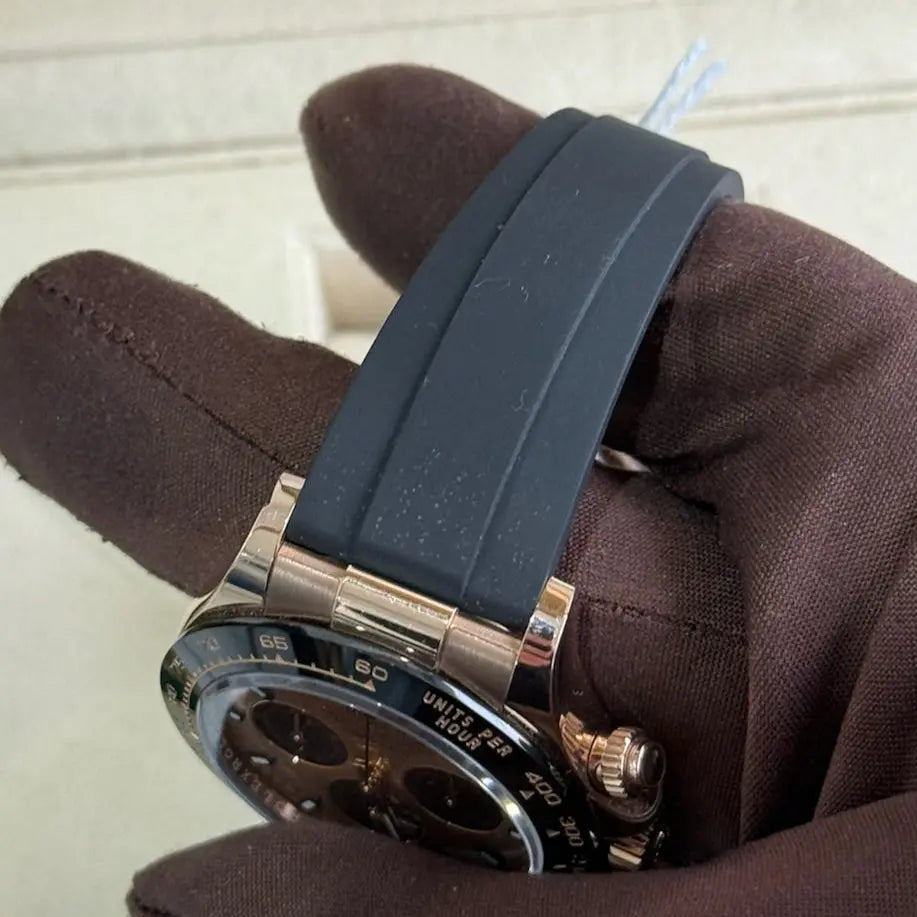 2021 Daytona Cosmograph 'Sundust' Dial / 116515LN / Rose Gold on Oysterflex / Mint Condition / Box & Papers Just Watch It