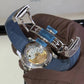 2025 Patek Philippe 5164G-001 Blue Dial / White Gold on Blue Rubber Strap / Brand New & Unworn Just Watch It