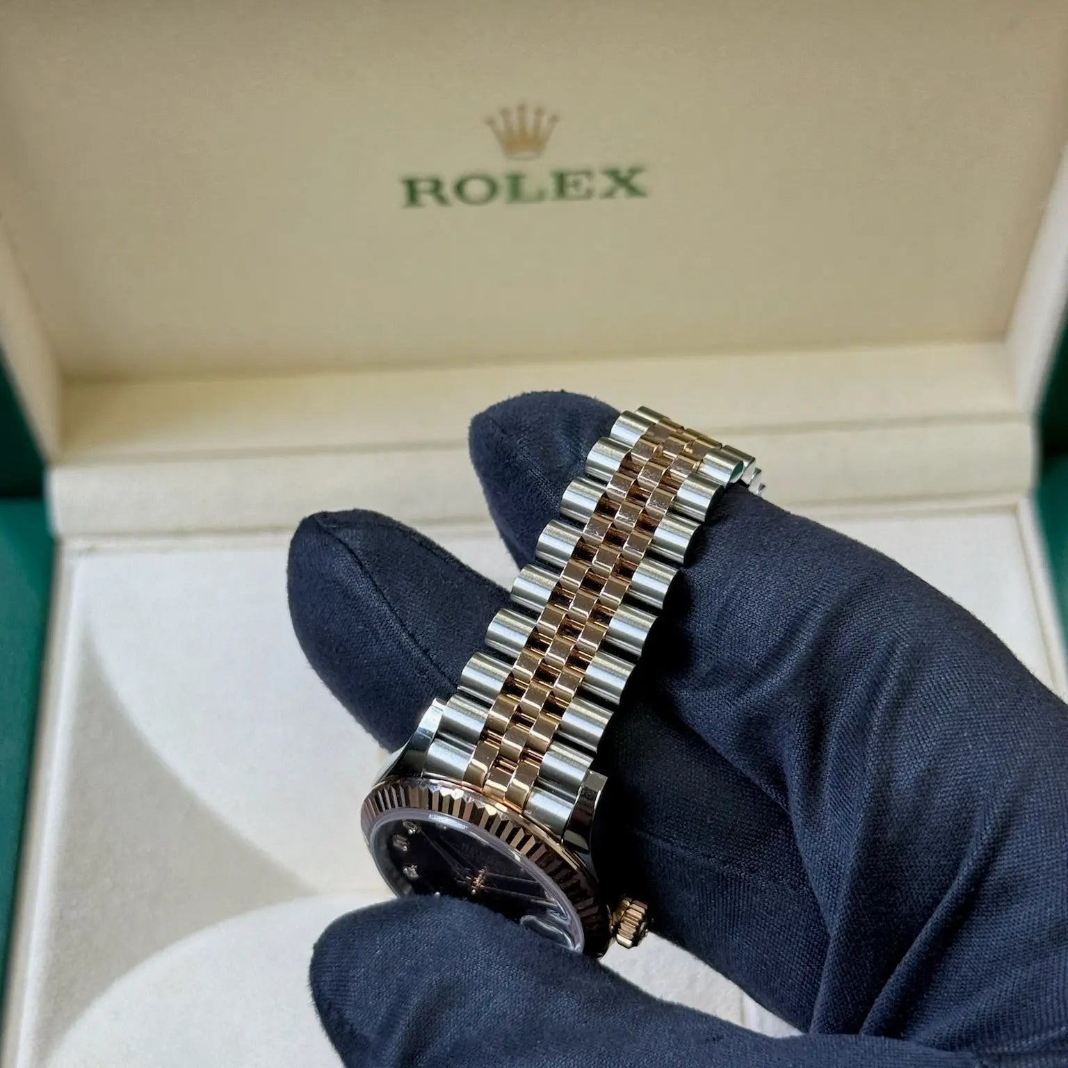 2025 Rolex Datejust 31 Chocolate Diamond Dial / 278271 / Two Tone Rose Gold / Brand New & Unworn / Box & Papers Just Watch It