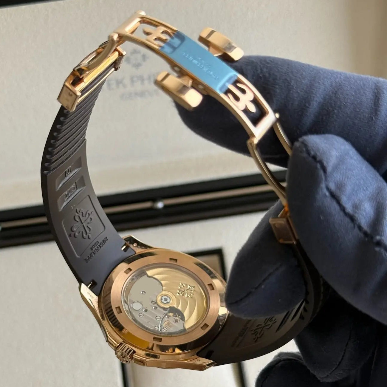 2022 Patek Philippe Aquanaut / 5167R-001 / Rose Gold with Brown Dial on Rubber Strap / Like New - Just Watch It