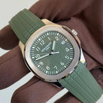 2024 Patek Philippe Aquanaut 5168G Green Dial / Green Rubber Strap / Like New - Just Watch It