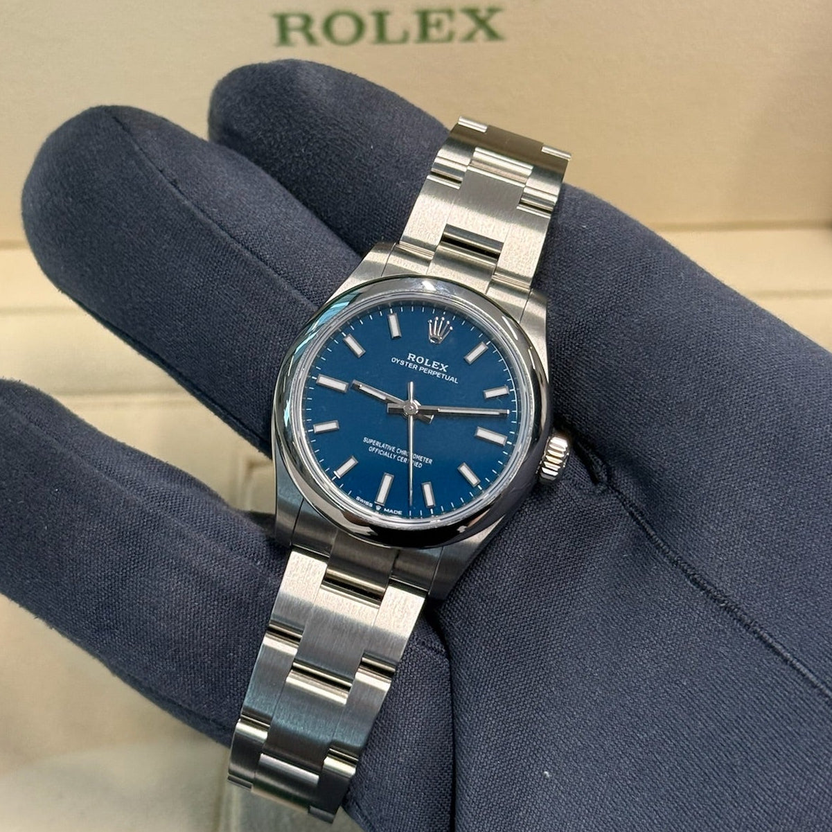 2025 Rolex Oyster Perpetual 31 Blue Dial 277200 / Steel / Brand New & Unworn / Box & Papers Just Watch It