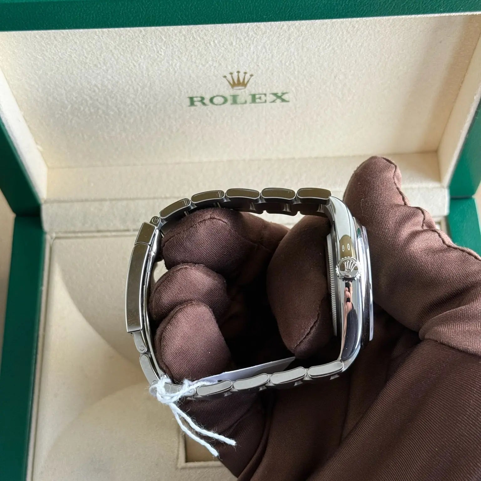 2025 Rolex Oyster Perpetual 41 Green Dial / 134300 / Oyster Steel / Brand New & Unworn / Box & Papers⁠ Just Watch It