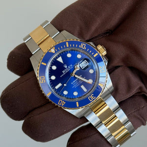 2023 Rolex Submariner Date 'Bluesy' / 126613LB / Yellow Gold & Steel / 41mm / Mint Condition - Just Watch It