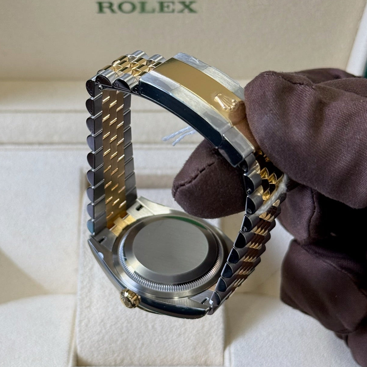 2025 Rolex Datejust 36 Champagne Dial / 126233 / Two Tone Yellow Gold & Steel / Brand New & Unworn / Box & Papers Just Watch It