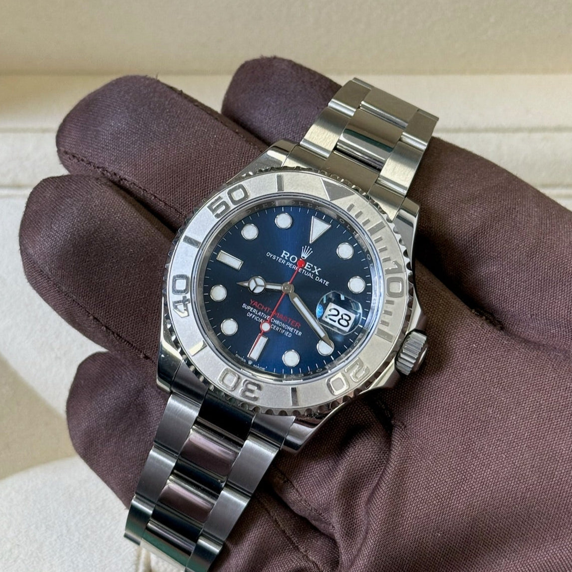 2021 Rolex Yacht Master 40 Blue Dial / 126622 / Steel / Mint Condition / Box & Papers Just Watch It