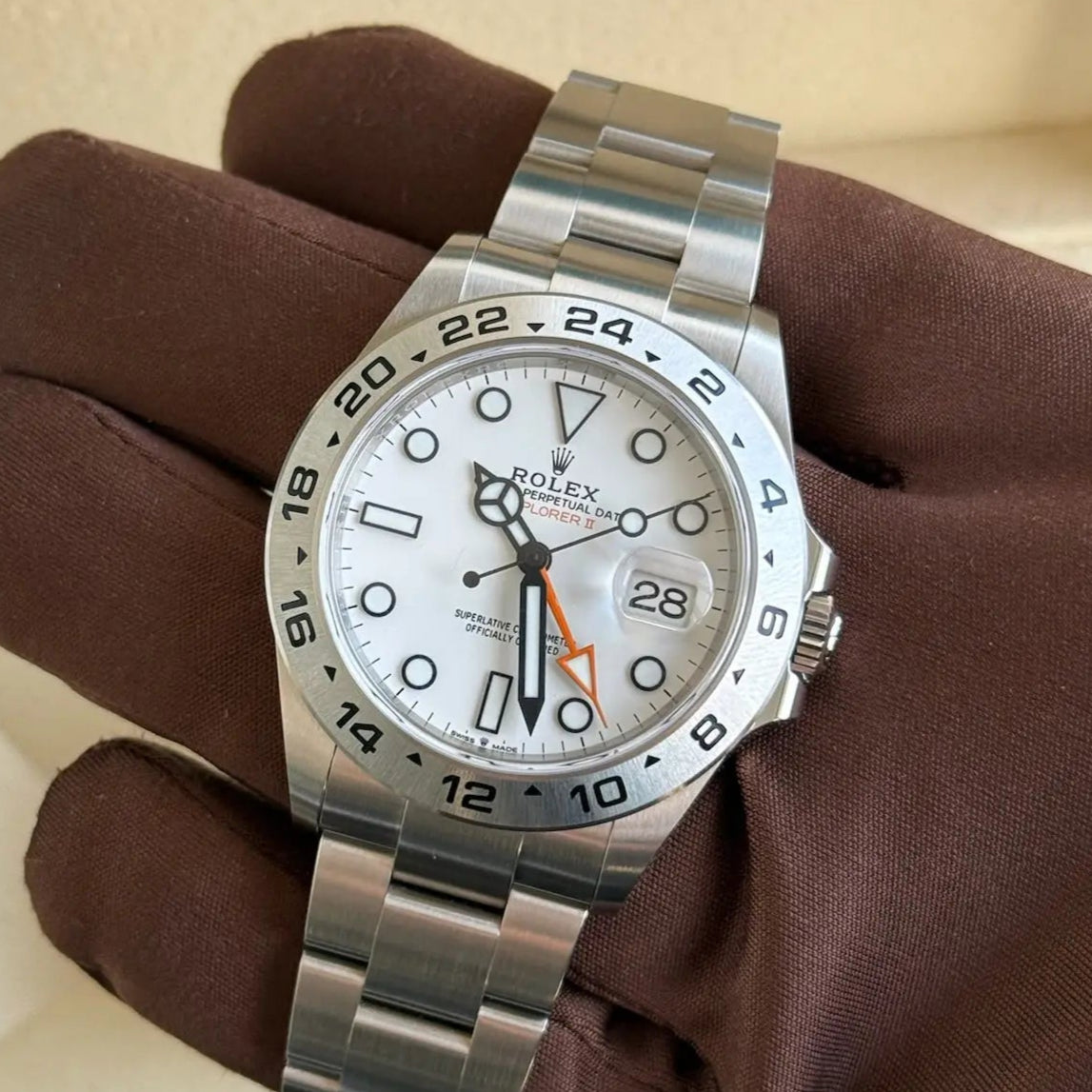 2025 Explorer II ‘Polar’ White Dial / 226570 / Steel / Brand New & Unworn Just Watch It